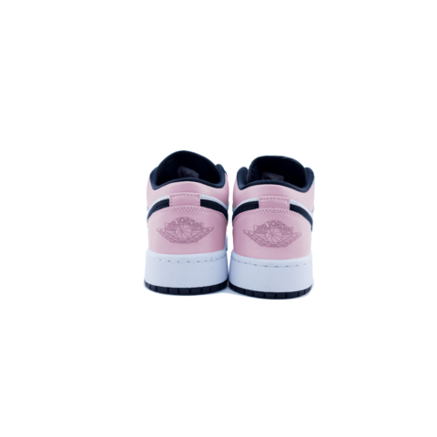 Jordan Air Jordan 1 Slip Resistant Abrasion Resistant Low top Vintage Basketball Shoes Unisex Black