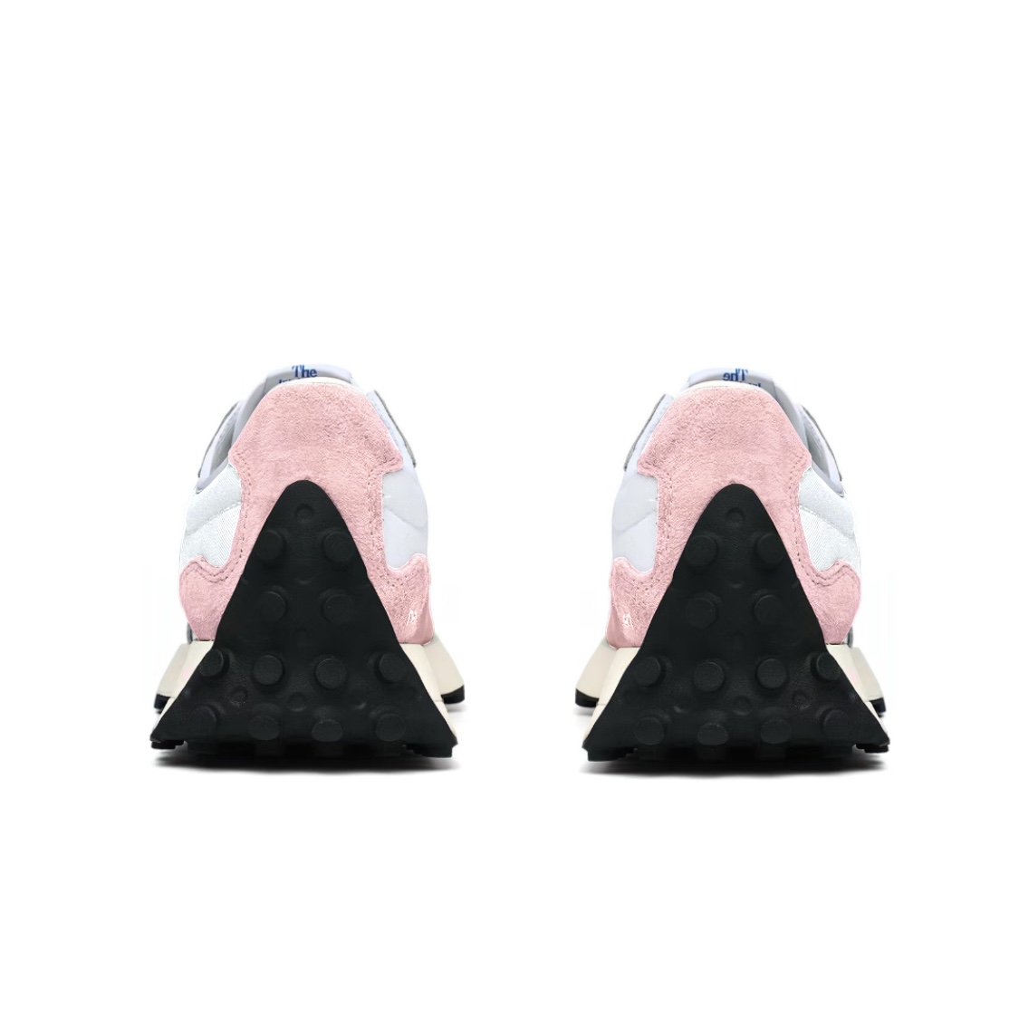 New Balance NB 327 Cushioning Abrasion Resistant Coverage Support Thermal Low top Running Shoes Unisex Pink