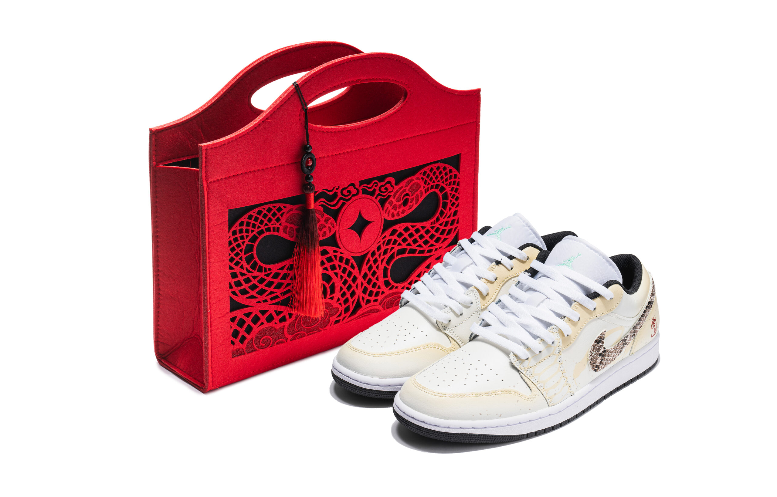 Jordan Air Jordan 1 Slip Resistant Abrasion Resistant Low top Vintage Basketball Shoes Men’s Brown Yellow