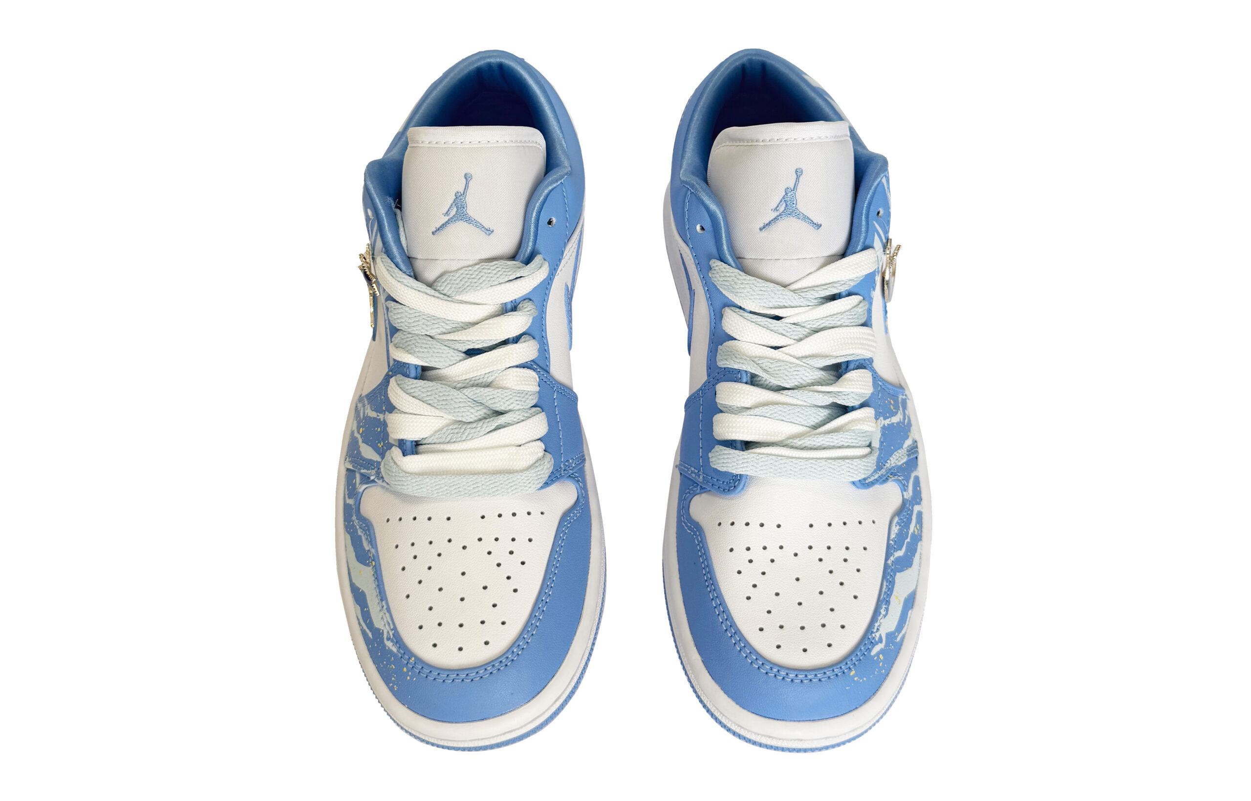 Jordan Air Jordan 1 Moon Mail, Radiant Glow Cushioning Low top Vintage Basketball Shoes Women’s Sky Blue