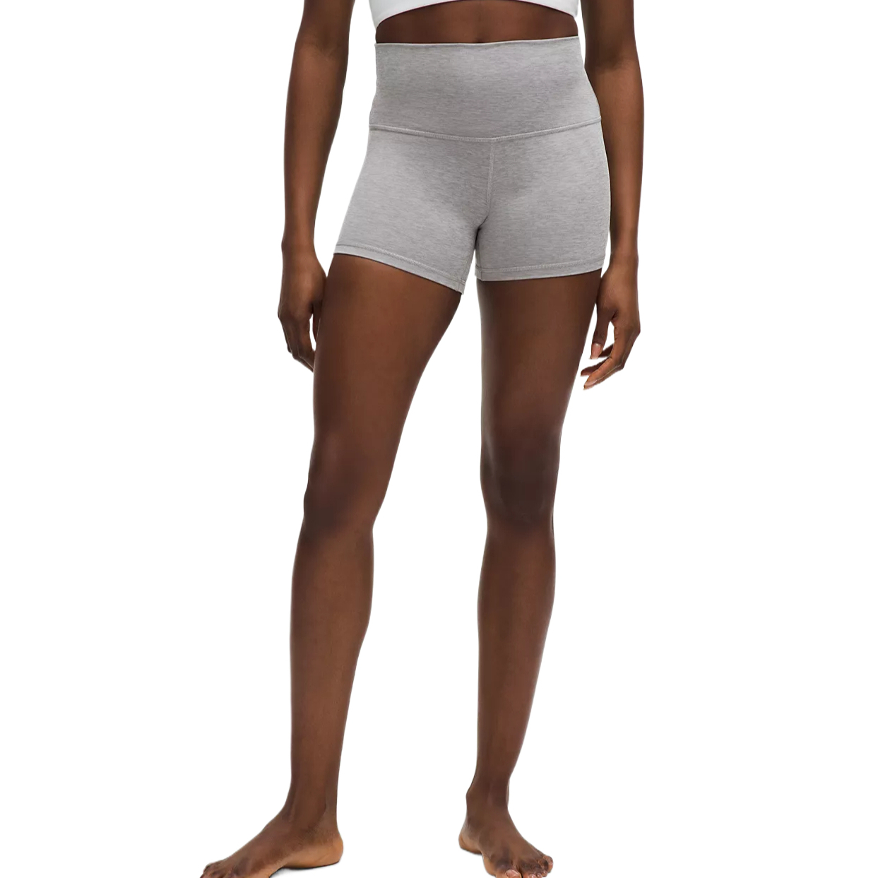 Lululemon Align Yoga Shorts 4' Women's Gray Medium Grey