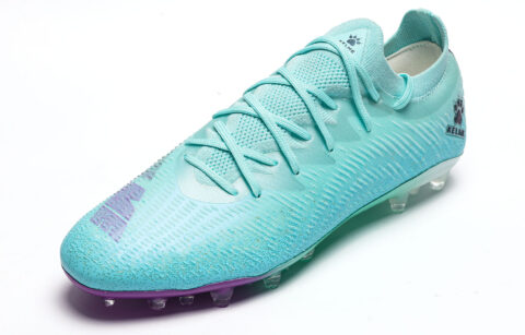 KELME Slip Resistant Abrasion Resistant Soccer Shoes Men’s Blue Purple