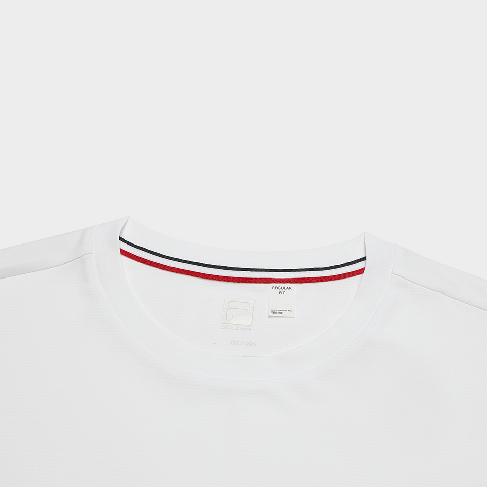 FILA Tennis Tops Men’s Jade White Crew Neck Moderate
