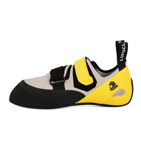 LUFU Slip Resistant Abrasion Resistant Low top Rock Climbing Shoes Unisex Gray
