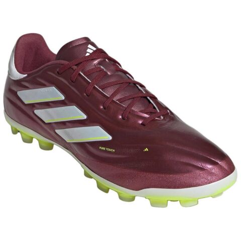Adidas COPA PURE 2 AG Artificial Ground Slip Resistant Abrasion Resistant Soccer Shoes Men’s Dark Red