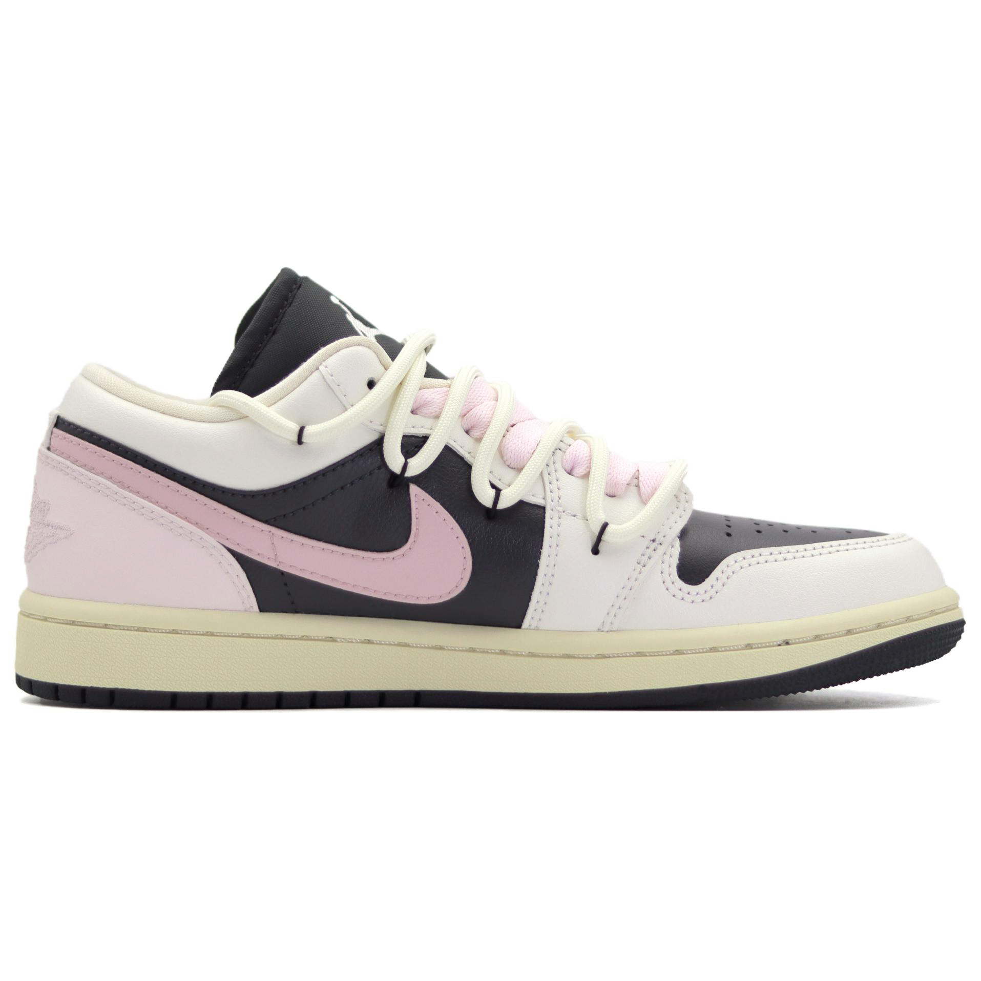 Jordan Air Jordan 1 Abrasion Resistant Low top Vintage Basketball Shoes Women’s Pink