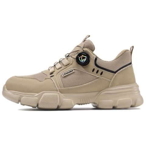 LANOUDUN Impact Resistant Lightweight Rebound Low top Outdoor Shoes Unisex Umber