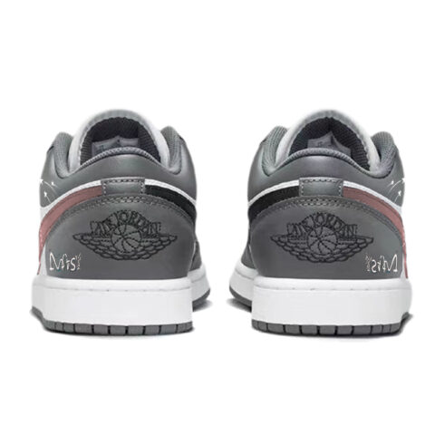 Jordan Air Jordan 1 Vintage Basketball Shoes Unisex Low Top White/Gray