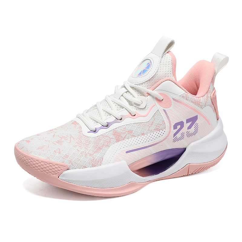 BEAR UNION Fabric Cushioning, Wear Resistant Low top Basketball Shoes Unisex
