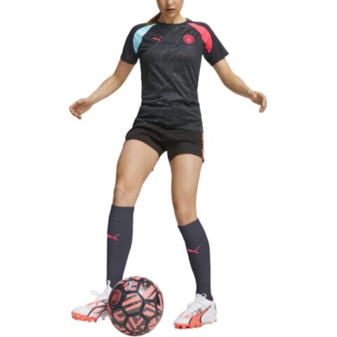 PUMA Manchester City Pre Match Jersey Soccer Jersey Women’s Dark Marine Blue