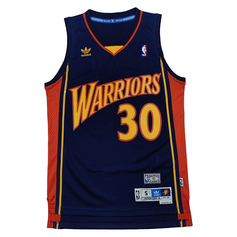 Adidas Originals x NBA Stephen Curry Golden State Warriors Basketball Jersey Unisex Dark Blue
