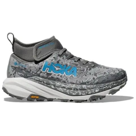 HOKA ONE ONE Speedgoat 6 Slip Resistant, Waterproof, And Resilient Mid top Running Shoes Women’s Gray