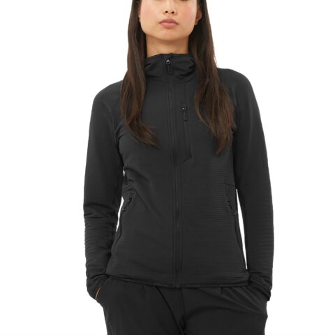SALOMON ESSENTIAL LIGHTWARM Mountaineering Clothing Women's Black