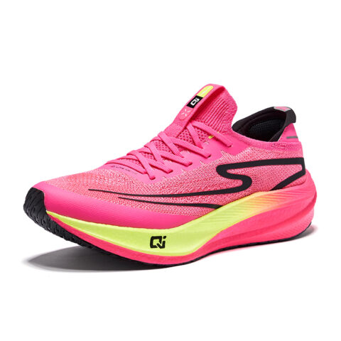 Erke Dust 3.0 Cushioning Rebound Low top Training Running Shoes Men’s Fluorescent Fuchsia Jet Black
