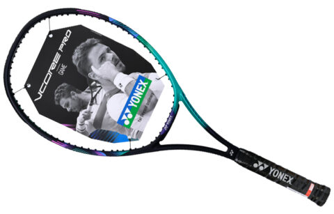 YONEX VCORE PRO 280g Racket Weight 100 Square Inches Head Size Black Green Unisex Full Carbon Tennis Rackets