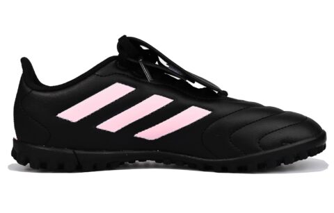 Adidas GOLETTO VII Abrasion Resistant Soccer Shoes Unisex Black Pink