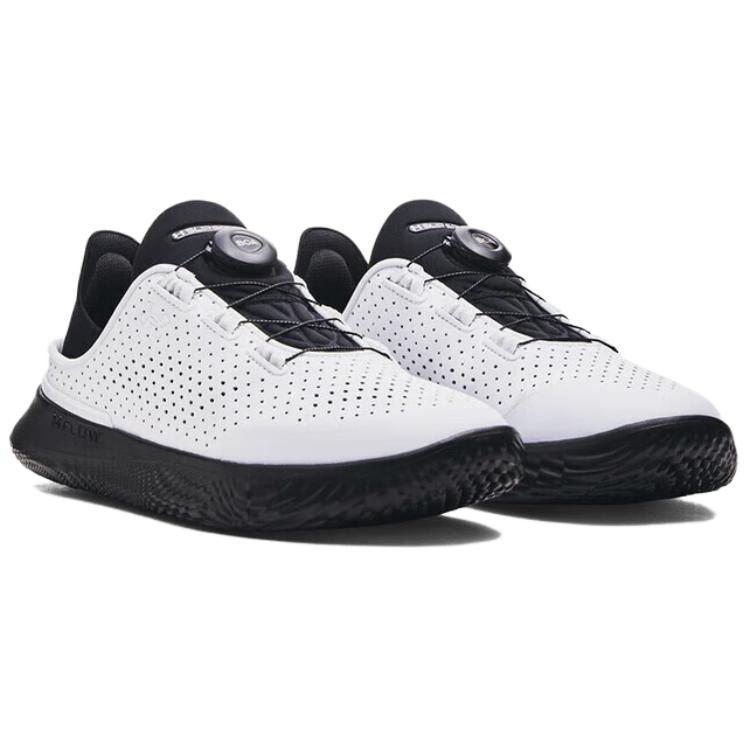 Under Armour Ua Flow Slipspeed Abrasion Resistant Low top Running Shoes Unisex White Black