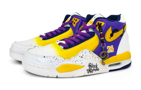 Nike Flight Legacy Abrasion Resistant Mid top Vintage Basketball Shoes Men’s Purple