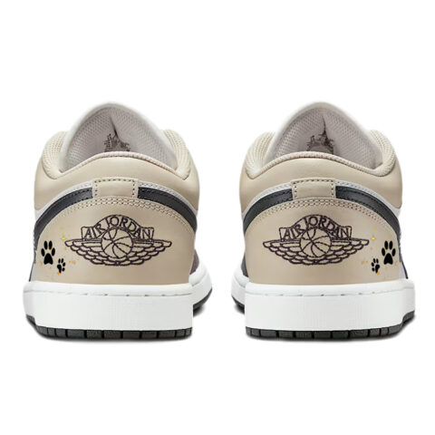 Jordan Air Jordan 1 Vintage Basketball Shoes Men’s Low Top White/Black