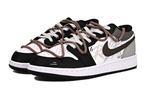 Jordan Air Jordan 1 Vintage Basketball Shoes Men’s Low Top Gray/Black