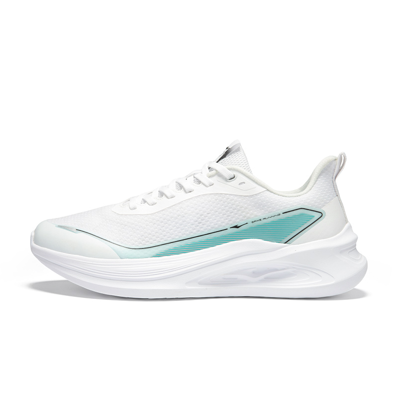 Erke Cushioning Breathable Lightweight Low top Casual Running Shoes Men’s White Green