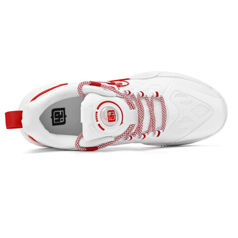 IVERSON Campaign 1 White China Red Cushioning Slip Resistant Abrasion Resistant Low top Basketball Shoes Unisex