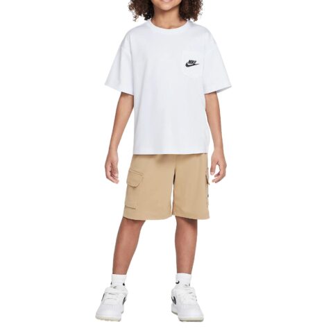 Nike Casual Sportswear Apricot Tea Brown Children Aged 3 7 Years Old