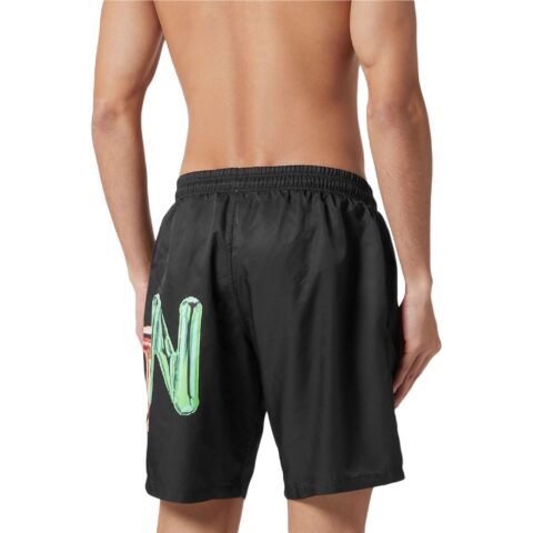 Philipp Plein Bombing Graffiti swim shorts