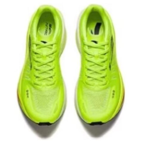 Anta Rocket 6.0 Pro Coverage Rebound Coverage Rebound Low top Training Racing Running Shoes Men’s Neon Green