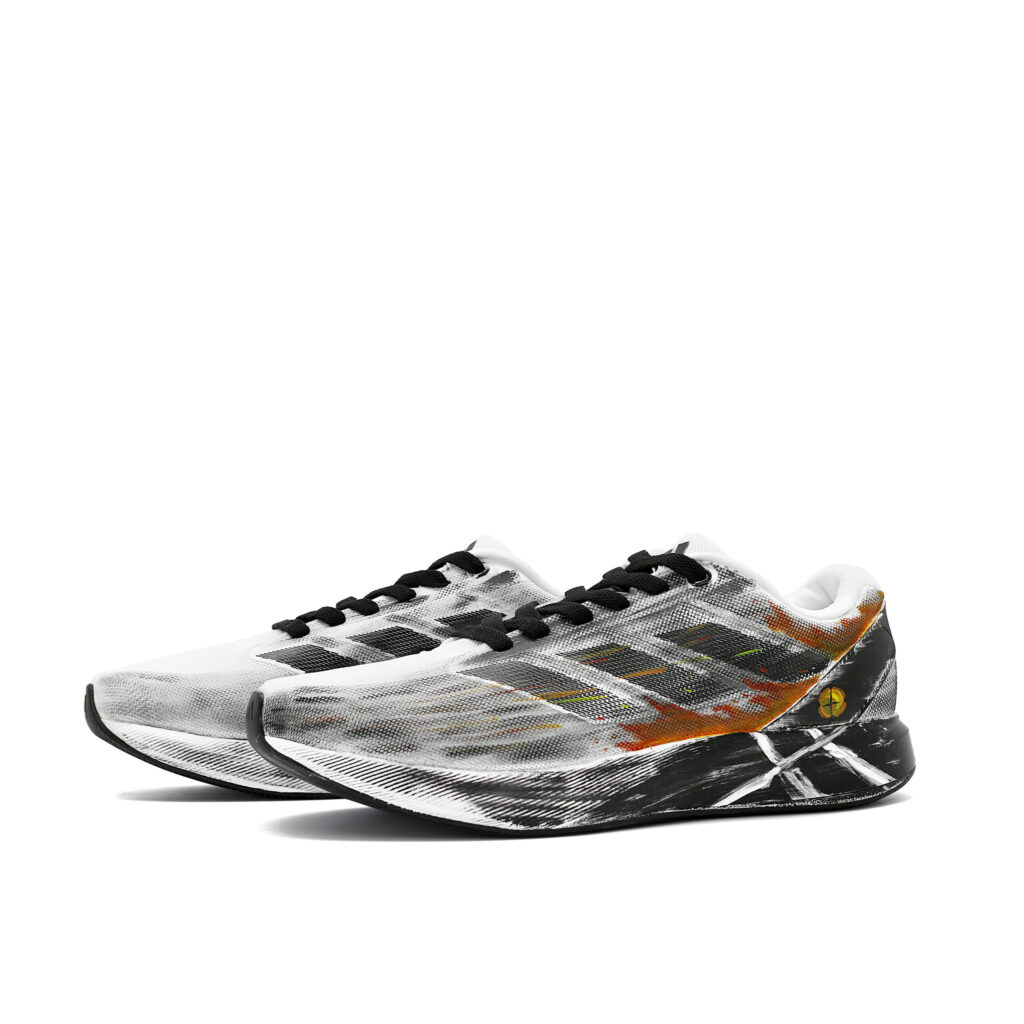 Adidas Duramo RC Cushioning Breathable Low top Running Shoes Unisex Black White