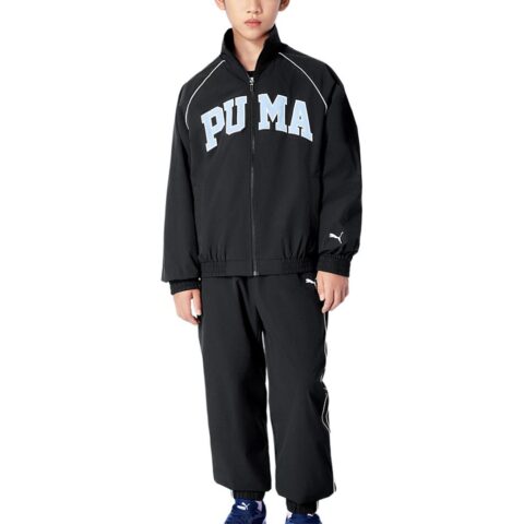 PUMA Kids Casual Sportswear Stand Collar Moderate