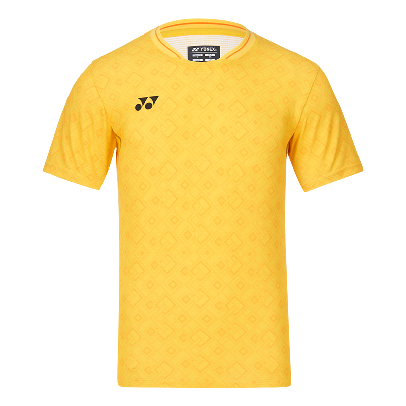 YONEX Badminton Jerseys Men’s 10664 Kerria Yellow Crew Neck Thin