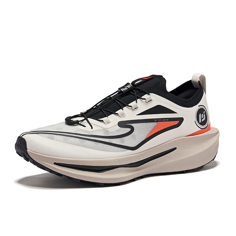 Erke Mugen PRO Running Shoes Men’s Low Top Wild Gray Jet Black