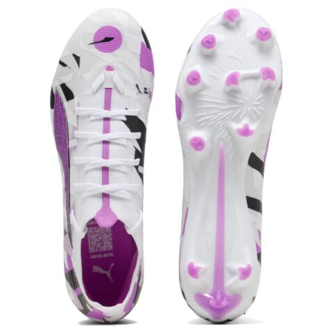 PUMA Ultra 5 Match Abrasion Resistant Soccer Shoes Men’s White