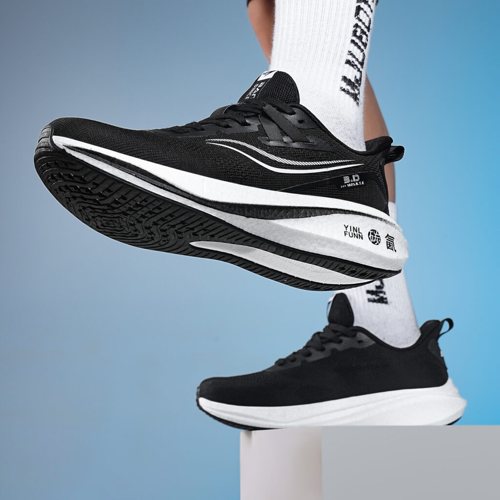 BTE Cushioning Slip Resistant Abrasion Resistant Height Increasing Rebound Low top Carbon Plate Marathon Running Shoes