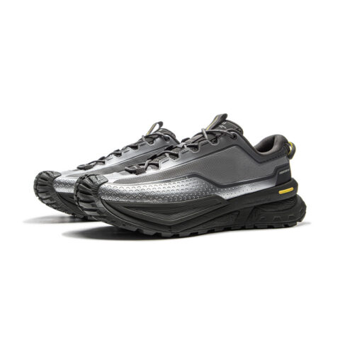 Li Ning Outdoor CF Tracing Low top Outdoor Hiking Shoes Unisex Silver