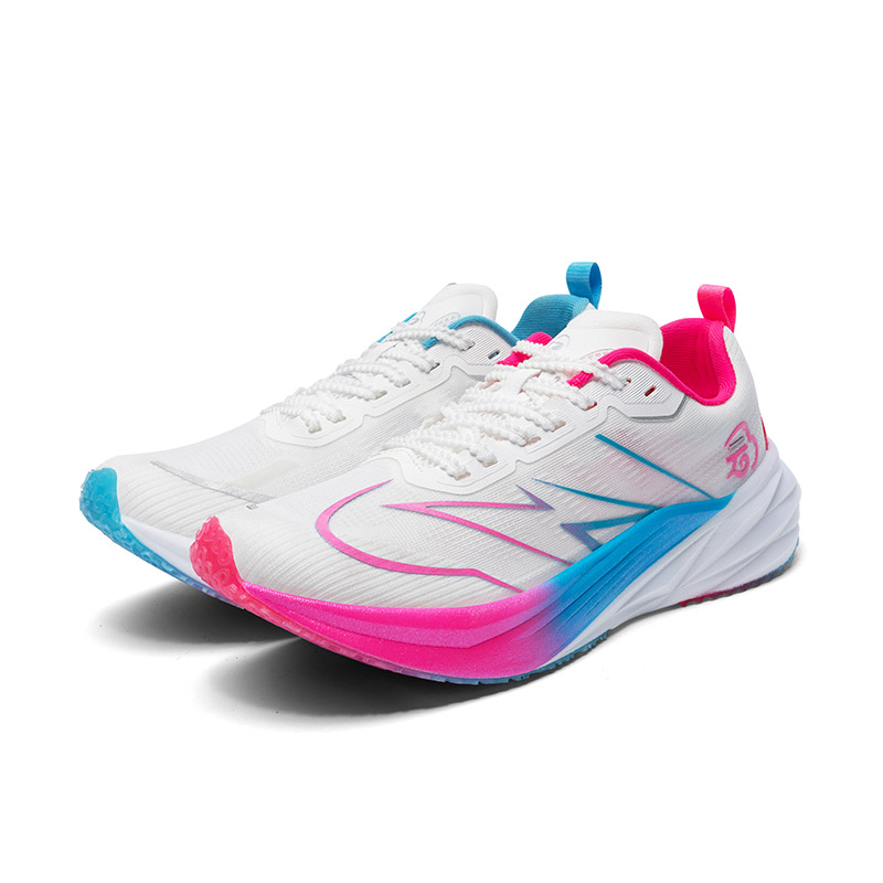 LPMX Running Shoes Unisex Low Top Pink Blue Mismatched