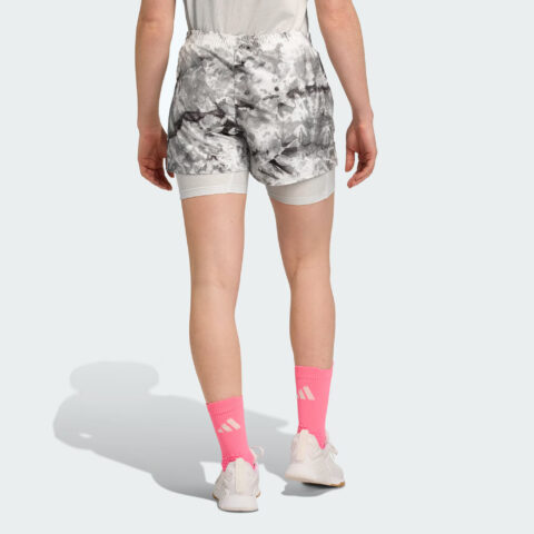 Adidas Free Shipping With AdiClub Own The Run Spray Dye 2 In 1 Short
