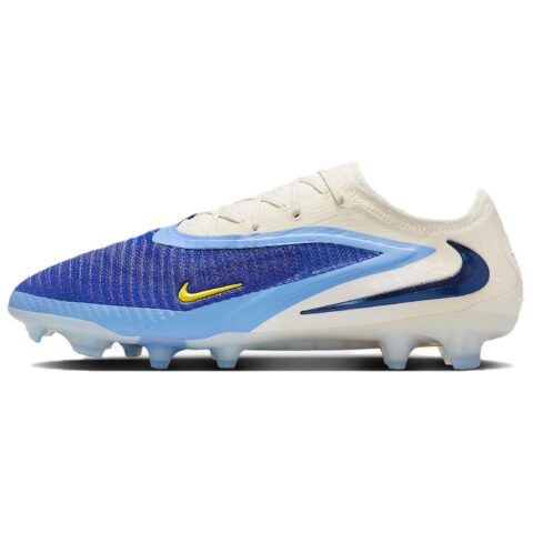 Nike Abrasion Resistant Soccer Shoes Men’s White Blue