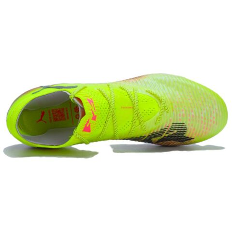 PUMA Future 8 Ultimate Abrasion Resistant Soccer Shoes Unisex Yellow Green