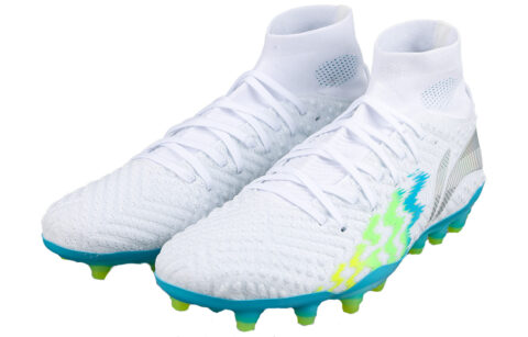 Li Ning Shadow Swift 2 Comfortable And Breathable Artificial Turf Synthetic Leather Cushioning Soccer Shoes Men’s White