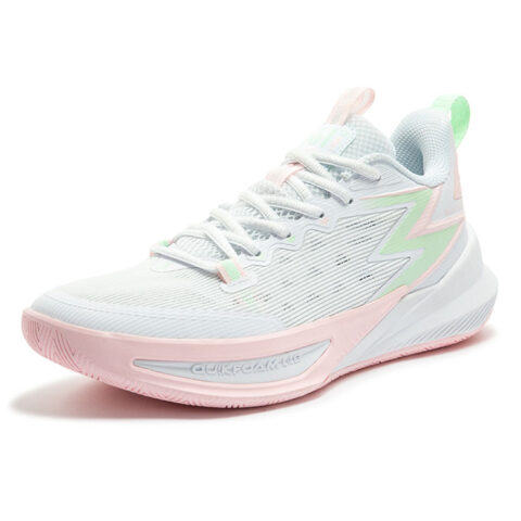361° Mesh Slip Resistant, Abrasion Resistant, Breathable, Lightweight Low top Basketball Shoes Men’s Heart Pink