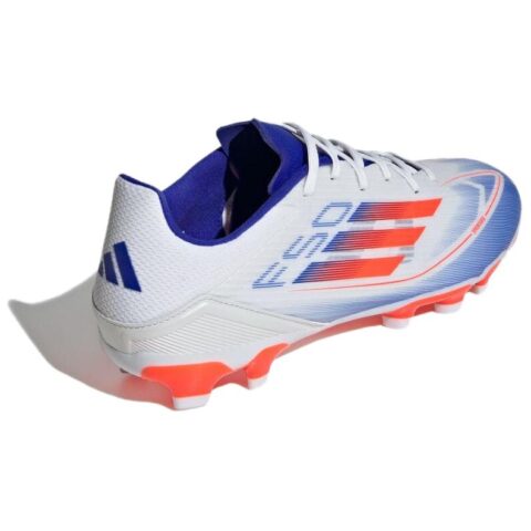 Adidas F50 League MG Multi Ground Artificial Turf Soccer Shoes Men’s White Red Blue