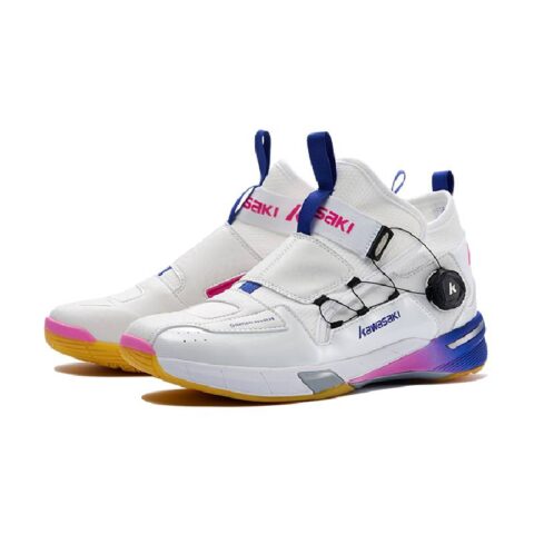 Kawasaki Crossover 2.0 Cushioning Slip Resistant Coverage Support Impact Resistant High top Badminton Shoes Unisex