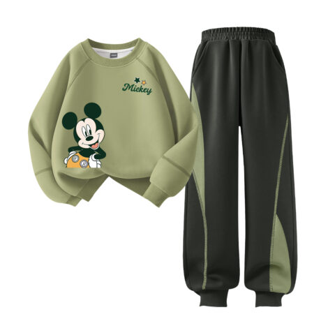 Disney Kids Casual Sportswear Crew Neck Moderate