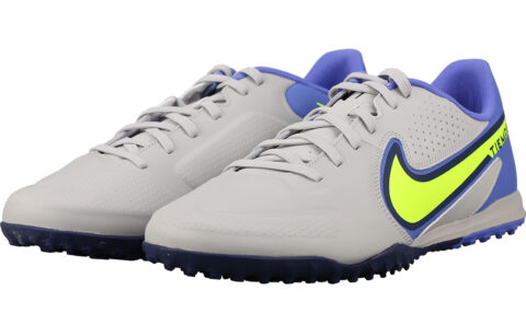 Nike Legend 9 Academy Tf Turf Low Top Soccer Shoes Grey Gray
