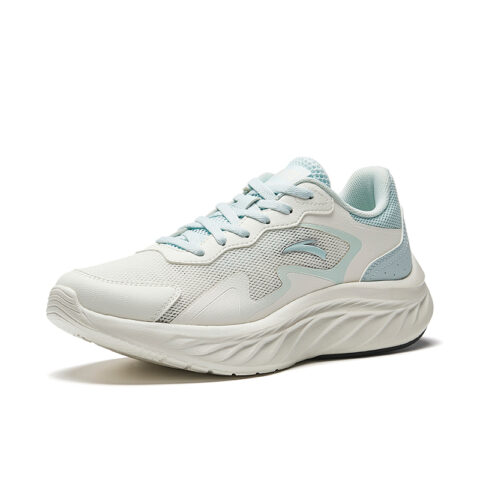 Anta Lightweight And Breathable Low top Casual Running Shoes Women’s White Blue