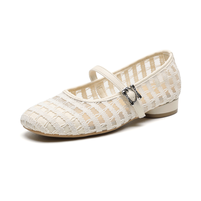 DAPHNE Chunky Heel Mary Jane Shoes 2cm Women’s