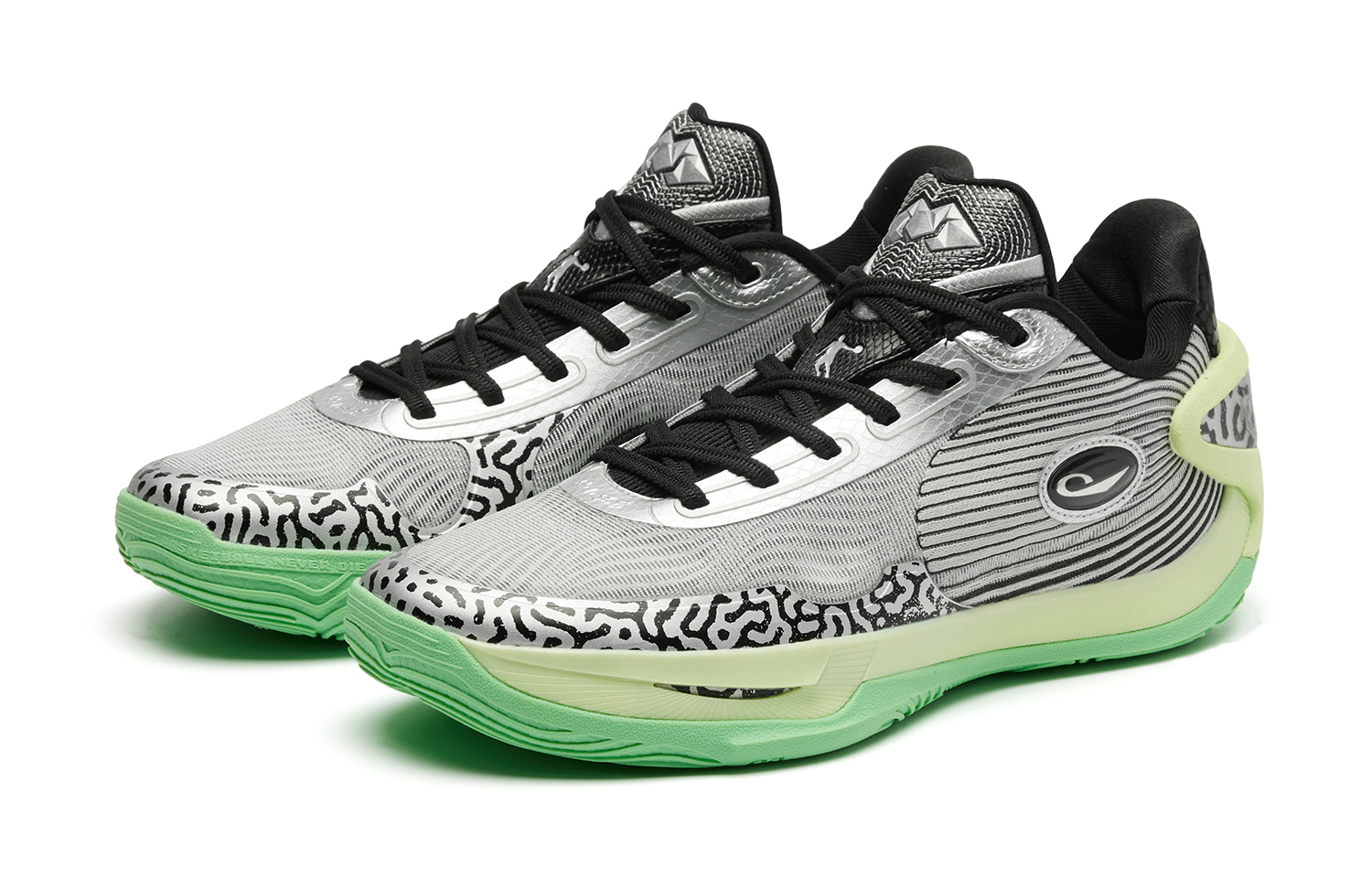 QIAODAN Poisonous Fangs RISE Cushioning Rebound Grip Abrasion Resistant Breathable Slip Resistant Low top