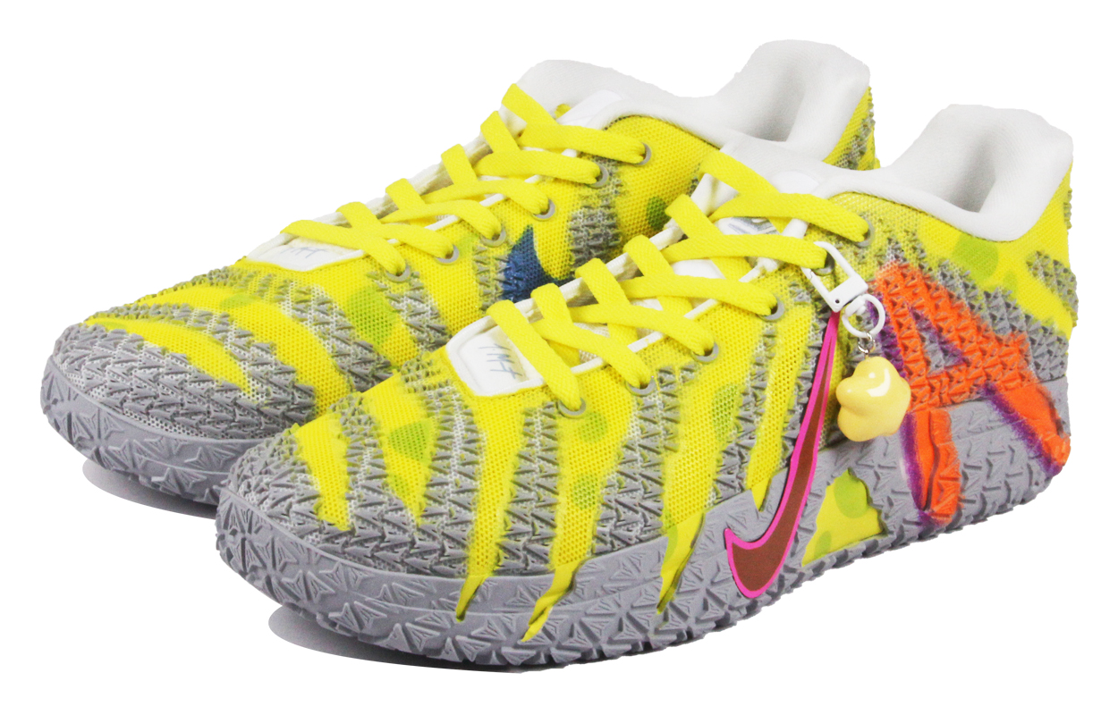 Nike Ja Morant 3 Yellow Bubbles Party Low top Basketball Shoes Unisex Yellow